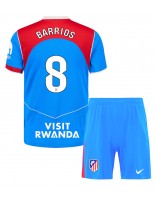 Atletico Madrid Pablo Barrios #8 Kolmaspaita Lasten 2025-26 Lyhythihainen (+ shortsit)